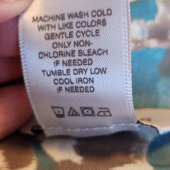 NWT Multiples The Mimi Tunic Blouse Roll-tab Sleeves Tunic Side Slits sz small - Picture 13 of 14